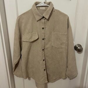 Tan Corduroy Jacket